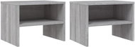 Shumee noční stolky 2 ks, šedé sonoma 40 × 30 × 30 cm kompozitní dřevo - Night Stand