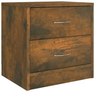 Shumee noční stolek kouřový dub 40 × 30 × 40 cm kompozitní dřevo, 815405 - Night Stand