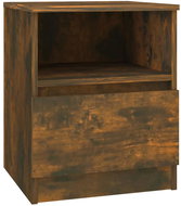 Shumee noční stolek kouřový dub 40 × 40 × 50 cm kompozitní dřevo, 815816 - Night Stand
