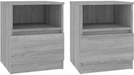 Shumee noční stolky 2 ks, šedé sonoma 40 × 40 × 50 cm kompozitní dřevo, 815819 - Night Stand