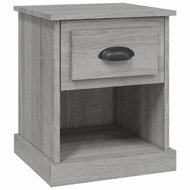 Shumee noční stolek šedý sonoma 39 × 39 × 47,5 cm kompozitní dřevo, 816140 - Night Stand