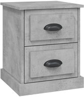 Shumee noční stolek betonově šedý 39 × 39 × 47,5 cm kompozitní dřevo - Night Stand
