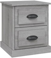 Shumee noční stolek šedý sonoma 39 × 39 × 47,5 cm kompozitní dřevo - Night Stand