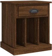 Shumee noční stolek hnědý dub 43 × 36 × 50 cm - Night Stand