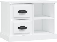 Shumee noční stolek bílá 60 × 35,5 × 45 cm - Night Stand