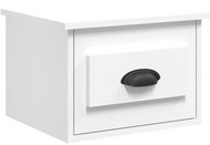 Shumee nástěnný noční stolek bílý 41,5 × 36 × 28 cm - Night Stand