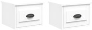 Shumee nástěnné noční stolky 2 ks, bílé 41,5 × 36 × 28 cm - Night Stand