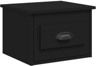 Shumee nástěnný noční stolek černý 41,5 × 36 × 28 cm - Night Stand