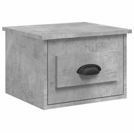 Shumee nástěnný noční stolek betonově šedý 41,5 × 36 × 28 cm - Night Stand