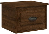 Shumee nástěnný noční stolek hnědý dub 41,5 × 36 × 28 cm - Night Stand
