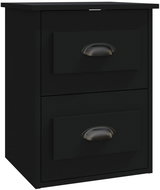 Shumee nástěnný noční stolek černý 41,5 × 36 × 53 cm - Night Stand