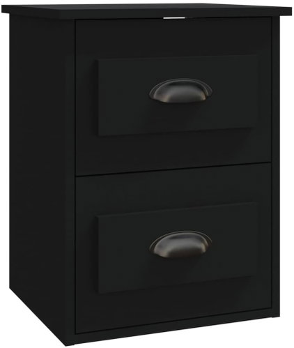 Shumee nástěnný noční stolek černý 41,5 × 36 × 53 cm - Night Stand - Main image