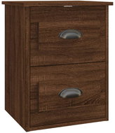 Shumee nástěnný noční stolek hnědý dub 41,5 × 36 × 53 cm - Night Stand