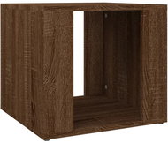 Shumee noční stolek hnědý dub 41 × 40 × 36 cm kompozitní dřevo - Night Stand