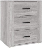 Shumee noční stolek šedý sonoma 50 × 36 × 60 cm kompozitní dřevo, 816718 - Night Stand