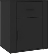 Shumee noční stolek černý 50 × 36 × 60 cm kompozitní dřevo, 816721 - Night Stand