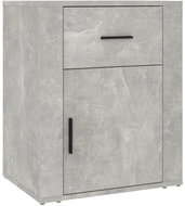 Shumee noční stolek betonově šedý 50 × 36 × 60 cm kompozitní dřevo - Night Stand