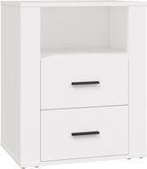 Shumee noční stolek bílý 50 × 36 × 60 cm kompozitní dřevo, 816728 - Night Stand