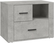 Shumee noční stolek betonově šedý 60 × 36 × 45 cm kompozitní dřevo - Night Stand