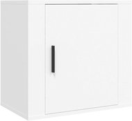 Shumee wall-mounted bedside table white 50 × 30 × 47 cm - Night Stand