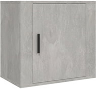 Shumee nástěnný noční stolek betonově šedý 50 × 30 × 47 cm - Night Stand