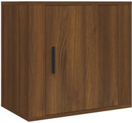 Shumee nástěnný noční stolek hnědý dub 50 × 30 × 47 cm - Night Stand