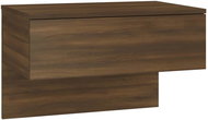 Shumee nástěnný noční stolek hnědý dub, 816944 - Night Stand