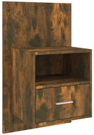 Shumee nástěnný noční stolek kouřový dub, 816964 - Night Stand