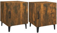 Shumee noční stolky 2 ks, kouřový dub kompozitní dřevo, 817316 - Night Stand