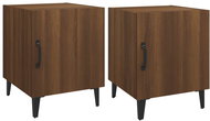 Shumee noční stolky 2 ks, hnědý dub kompozitní dřevo, 817320 - Night Stand