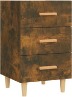 Shumee noční stolek kouřový dub 40 × 40 × 66 cm kompozitní dřevo, 817321 - Night Stand