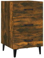 Shumee noční stolek kouřový dub 40 × 40 × 66 cm kompozitní dřevo, 817324 - Night Stand