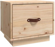 Shumee noční stolek 40 × 34 × 35 cm, masivní borové dřevo - Night Stand