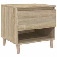 Shumee bedside table oak sonoma 50 × 46 × 50 cm composite wood - Night Stand