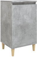 Shumee noční stolek betonově šedý 40 × 35 × 70 cm kompozitní dřevo, 819636 - Night Stand