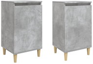 Shumee noční stolky 2 ks, betonově šedé 40 × 35 × 70 cm kompozitní dřevo, 819637 - Night Stand