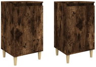 Shumee noční stolky 2 ks, kouřový dub 40 × 35 × 70 cm kompozitní dřevo - Night Stand