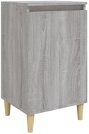 Shumee noční stolek šedý sonoma 40 × 35 × 70 cm kompozitní dřevo, 819640 - Night Stand