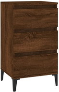 Shumee noční stolek hnědý dub 40 × 35 × 70 cm kompozitní dřevo, 819675 - Night Stand