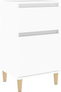Shumee bedside table white 40 × 35 × 70 cm, 819692 - Night Stand