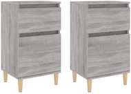 Shumee noční stolky 2 ks, šedé sonoma 40 × 35 × 70 cm, 819705 - Night Stand