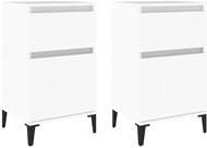 Shumee noční stolky 2 ks, bílé 40 × 35 × 70 cm - Night Stand