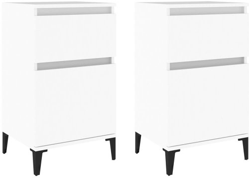 Shumee noční stolky 2 ks, bílé 40 × 35 × 70 cm - Night Stand - Main image