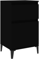 Shumee noční stolek černý 40 × 35 × 70 cm, 819710 - Night Stand