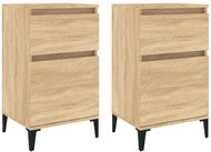 Shumee noční stolky 2 ks, dub sonoma 40 × 35 × 70 cm - Night Stand