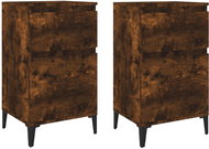 Shumee noční stolky 2 ks, kouřový dub 40 × 35 × 70 cm - Night Stand