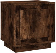 Shumee noční stolek kouřový dub 44 × 35 × 45 cm kompozitní dřevo - Night Stand