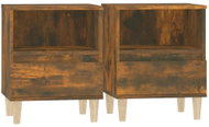 Shumee noční stolky 2 ks, kouřový dub 40 × 35 × 50 cm, 821805 - Night Stand