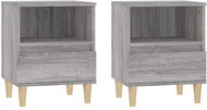 Shumee noční stolky 2 ks, šedá sonoma 40 × 35 × 50 cm, 821807 - Night Stand