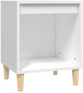 Shumee noční stolek bílá 40 × 35 × 50 cm kompozitní dřevo - Night Stand